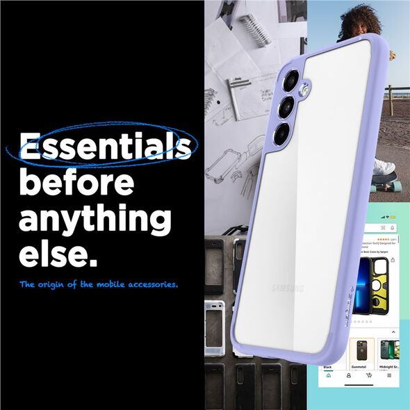 Spigen Θήκη SAMSUNG GALAXY A54 5G Spigen Ultra Hybrid Crystal μοβ