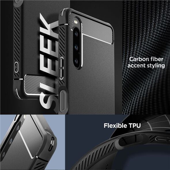 Spigen Spigen Rugged Armor Sony Xperia 10 V μαύρο/μαύρο ACS06202