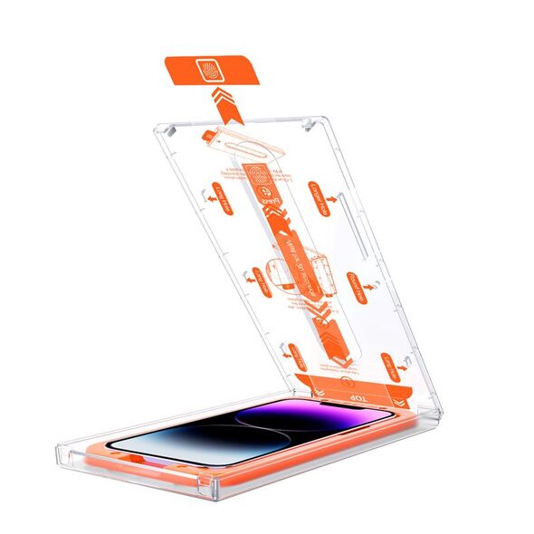 MOBILE ORIGIN Προστατευτικό γυαλί με εφαρμογέα iPhone 14 Plus / 13 Pro Max, 2 τεμ