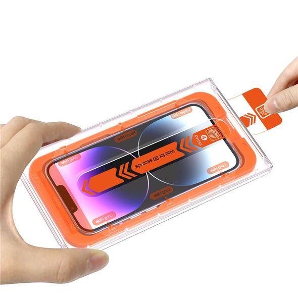 MOBILE ORIGIN Προστατευτικό γυαλί με εφαρμογέα iPhone 14 Plus / 13 Pro Max, 2 τεμ