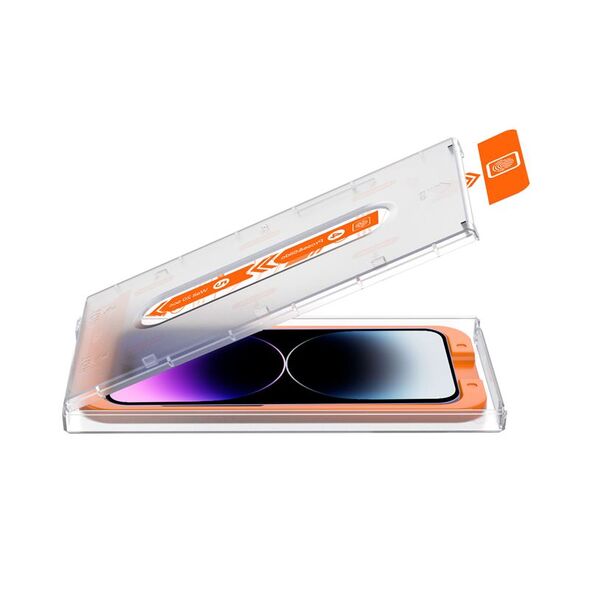 MOBILE ORIGIN Προστατευτικό γυαλί με εφαρμογέα iPhone 14 Plus / 13 Pro Max, 2 τεμ