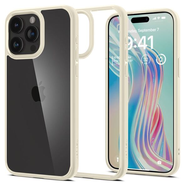 Spigen Case Ultra Hybrid Mute μπεζ - iPhone 15 Pro