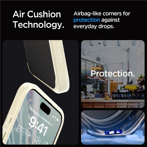 Spigen Case Ultra Hybrid Mute μπεζ - iPhone 15 Pro