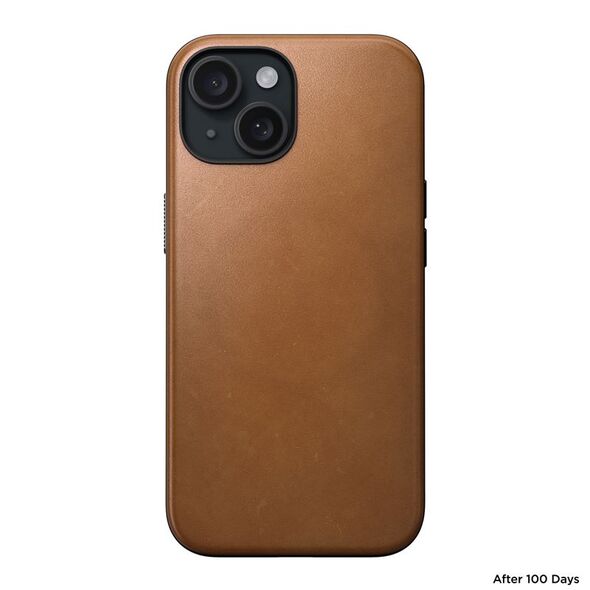 Nomad Nomad Μοντέρνα Δερμάτινη Θήκη, english tan - iPhone 15