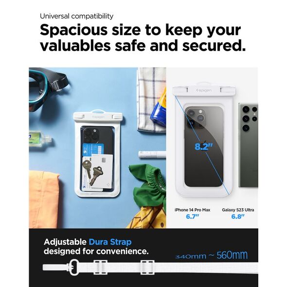 Spigen Spigen Aqua Shield Αδιάβροχη Θήκη A601 1 Πακέτο, λευκό