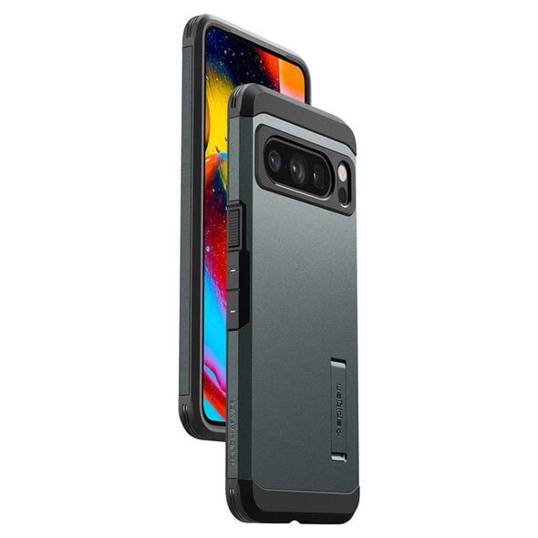 Spigen Spigen Tough Armor, πράσινο της άβυσσος - Google Pixel 8 Pro 13186008 8809896746472