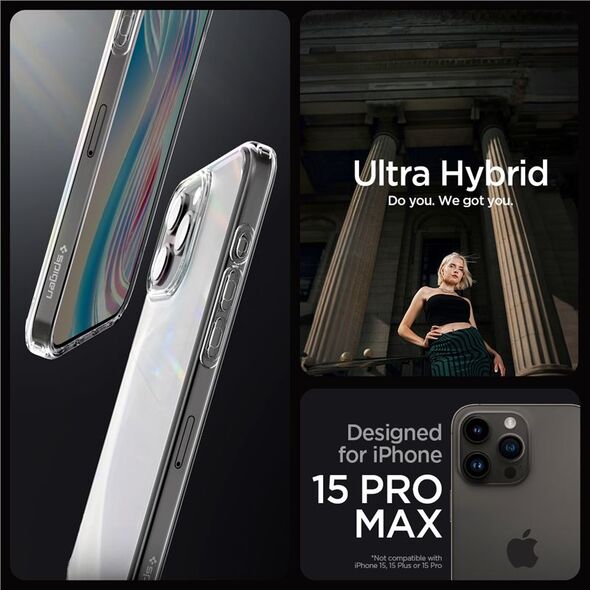 Spigen Spigen Ultra Hybrid iPhone 15 Pro Max 6,7" frost clear ACS06567