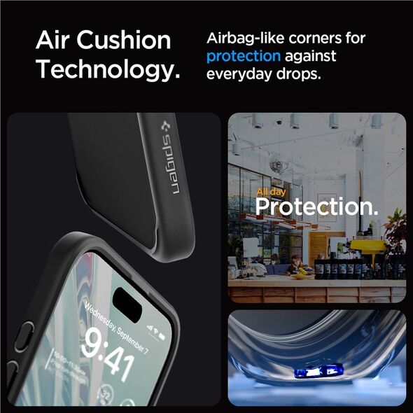 Spigen Spigen Ultra Hybrid iPhone 15 Pro 6.1" μαύρο/matte black ACS06713
