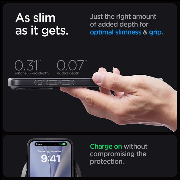 Spigen Spigen Ultra Hybrid MAG iPhone 15 Pro 6.1" Magsafe zero one ACS06721