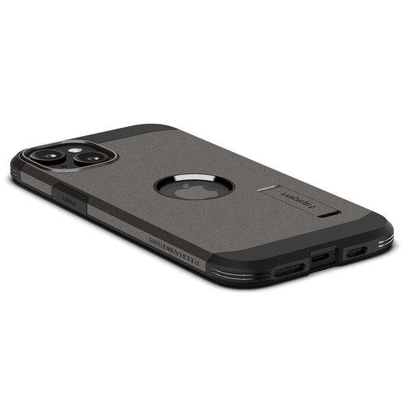 Spigen Spigen Tough Armor MagSafe, gunmetal - iPhone 15