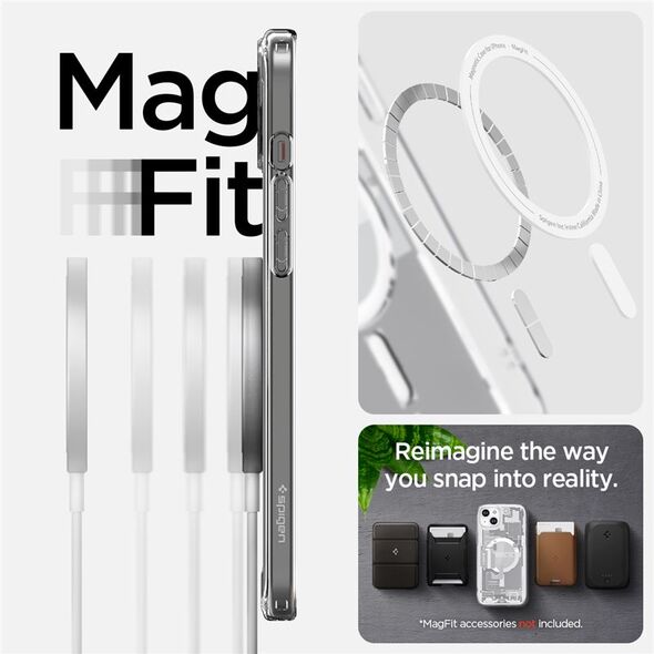 Spigen Spigen Ultra Hybrid MagSafe, zero one white - iPhone 15