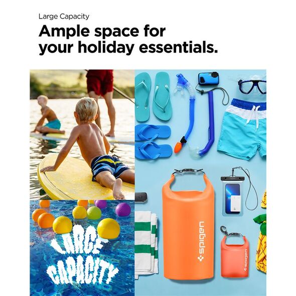 Spigen Spigen Aqua Shield WaterProof Dry Bag 20L + 2L A630, sunset orange