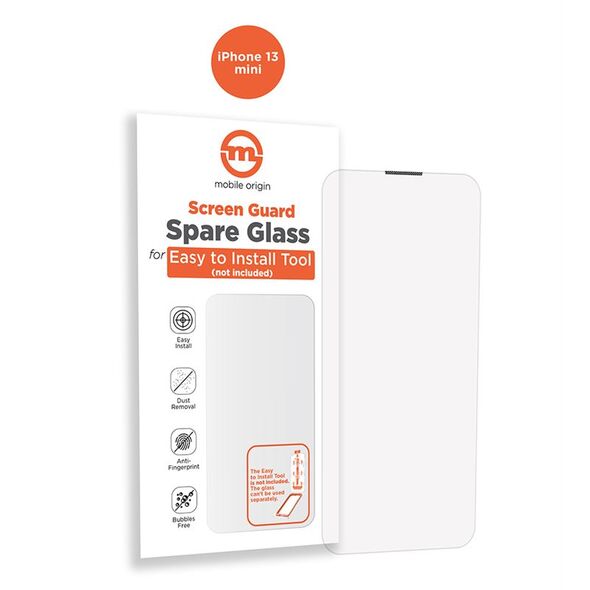 Προστατευτικό Οθόνης Mobile Origin Orange Ανταλλακτικό Γυαλί iPhone 13 mini