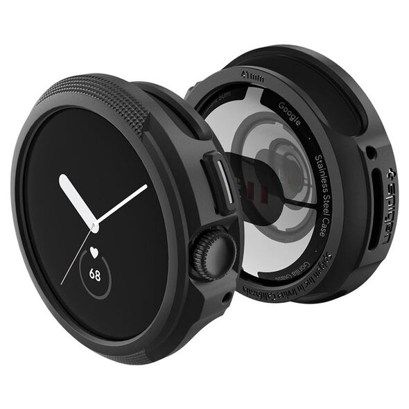 Spigen Spigen Liquid Air, matte black - Google Pixel Watch 2/1