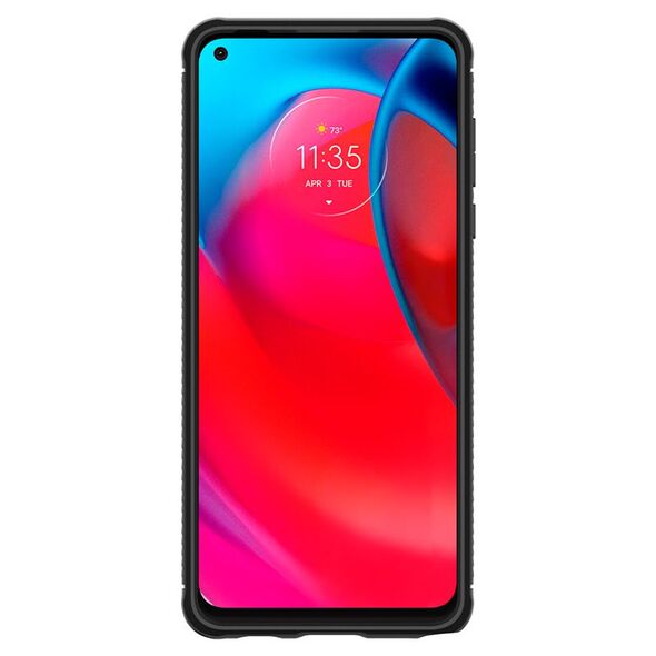 Spigen Spigen Rugged Armor, μαύρο - Motorola Moto G Stylus 5G