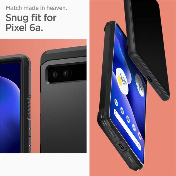 Spigen Θήκη Spigen Tough Armor για Google Pixel 6A μαύρο