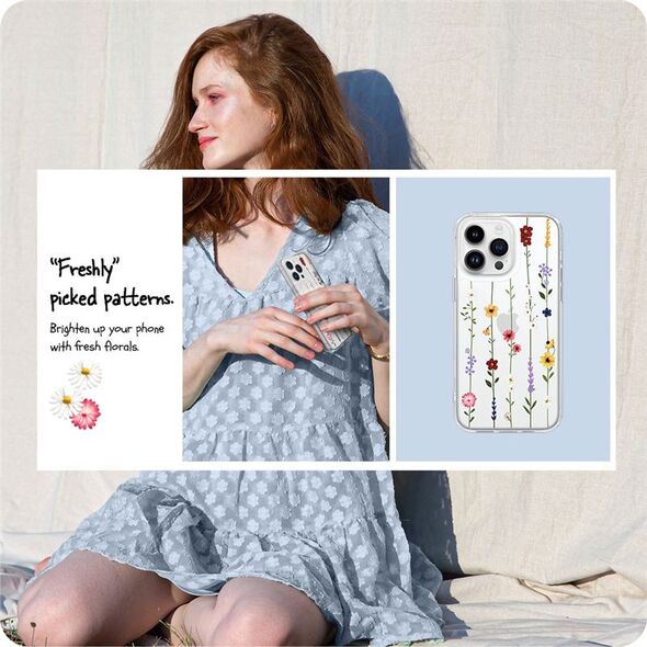 Spigen Etui Spigen Cyrill Cecile Apple iPhone 14 Pro Flower Garden