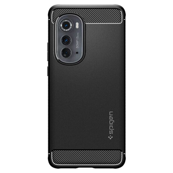Spigen Θήκη Spigen Rugged Armor για Motorola Edge 2022 Μαύρο Ματ