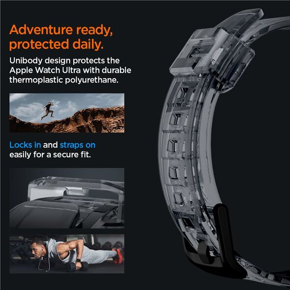 Spigen Rugged Armor Pro, space crystal - Apple Watch Ultra 2/Ultra 49mm