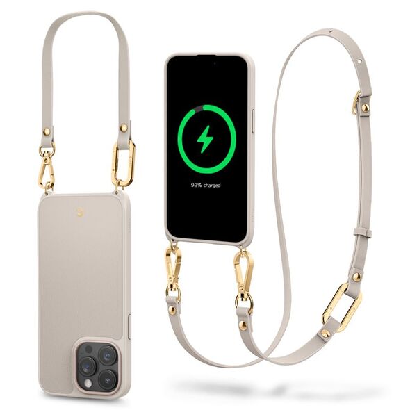 Spigen Spigen Cyrill Classic MAG iPhone 15 Pro Max 6,7" κρέμα/κρέμα Magsafe ACS06637