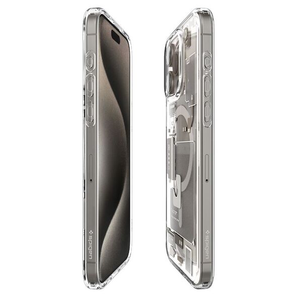 Spigen Spigen Ultra Hybrid MagSafe, zero one natural titanium - iPhone 15 Pro Max