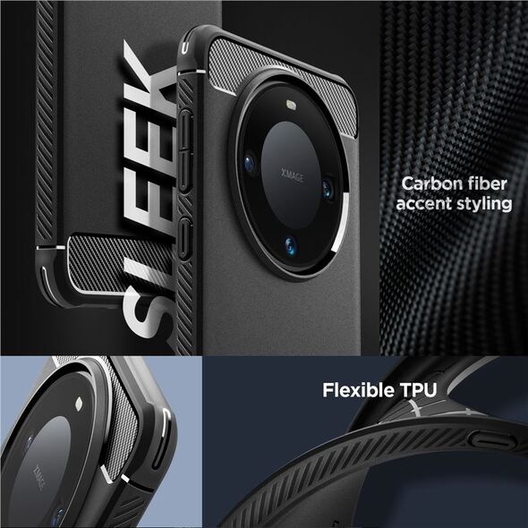 Spigen Spigen Rugged Armor, μαύρο - Huawei Mate 60 Pro