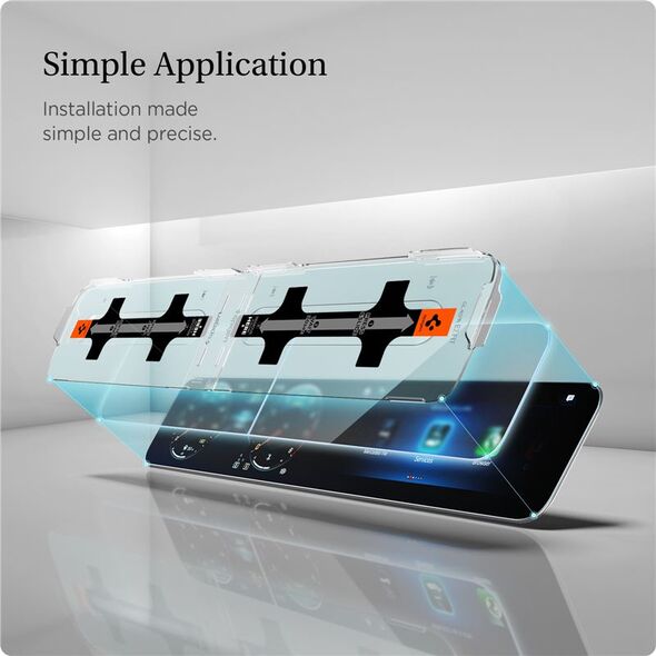 Spigen Spigen Mercedes Benz Glass tR EZ Fit Anti Glare Screen Protector 2 Pack - A-Class 2021/2020