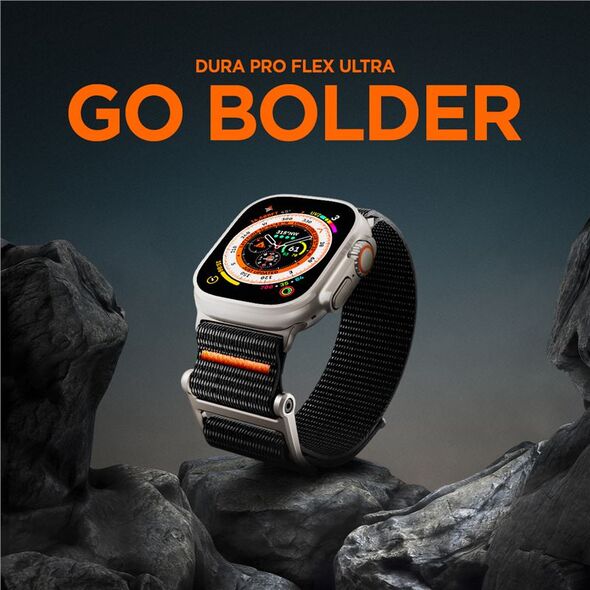 Spigen Spigen DuraPro Flex Ultra Band, μαύρο - Apple Watch 49mm/45mm/44mm/42mm