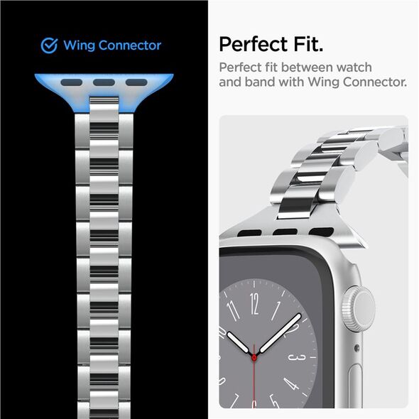 Spigen Spigen Modern Fit 316L Band, ασημί - Apple Watch 41mm/40mm/38mm 13186167 8809896746731