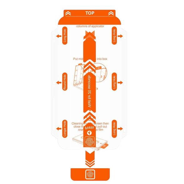 Προστατευτικό Οθόνης Mobile Origin Orange Ανταλλακτικό Γυαλί iPhone 13 mini