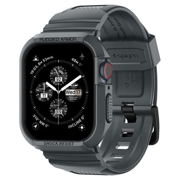 Spigen SPIGEN RUGGED ARMOR ”PRO” APPLE WATCH 4 / 5 / 6 / 7 / 8 / 9 / SE (44 / 45 MM) DARK GREY