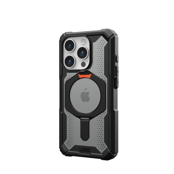 UAG UAG Plasma XTE Kickstand - προστατευτική θήκη για iPhone 15 Pro συμβατή με MagSafe (μαύρο πορτοκαλί)