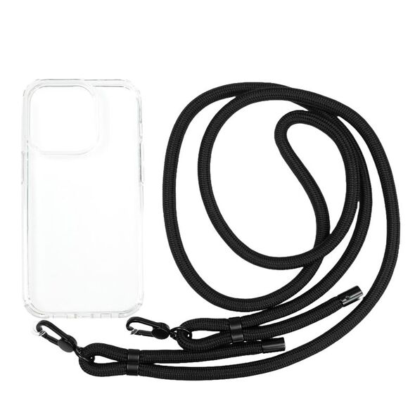 Θήκη Lanyard Mobile Origin, διάφανη - iPhone 14 Pro