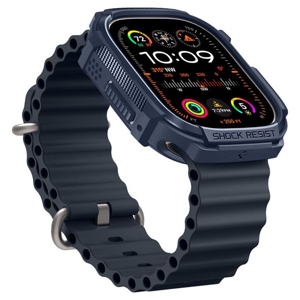 Spigen Spigen Rugged Armor, navy blue - Apple Watch Ultra 2/1 49mm