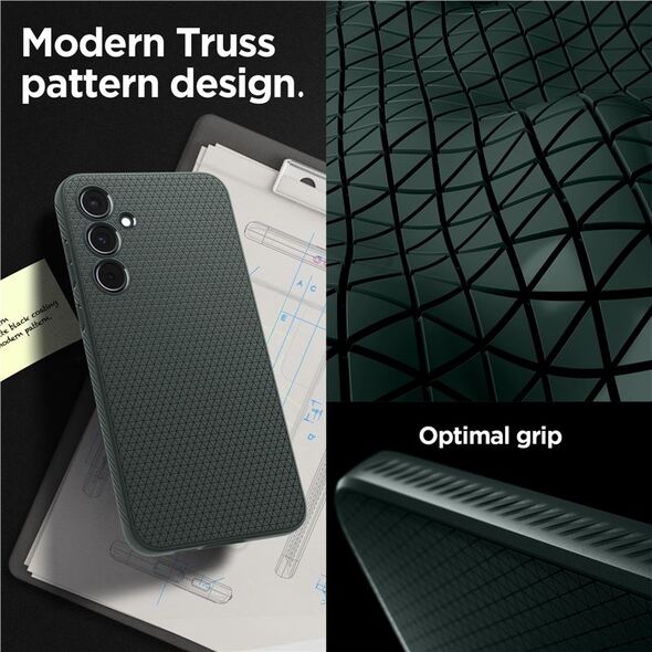 Spigen Spigen Liquid Air, abyss green - Samsung Galaxy A55