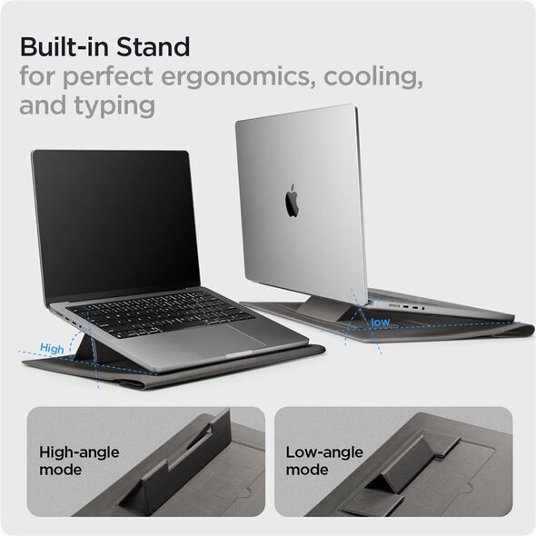 Spigen Spigen Valentinus S Θήκη για Laptop, γκρι πόλης - 16"