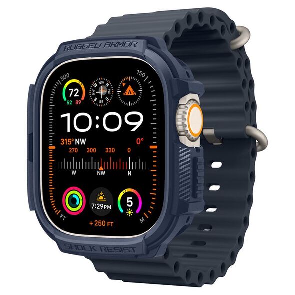 Spigen Spigen Rugged Armor, navy blue - Apple Watch Ultra 2/1 49mm