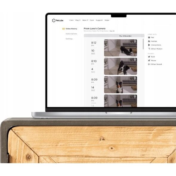 Petcube Cam | Κάμερα παρακολούθησης κατοικιδίων | WiFi, 1080p
