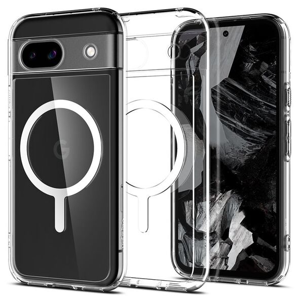 Spigen Spigen Ultra Hybrid OneTap Metal Ring MagSafe,  λευκό - Google Pixel 8a