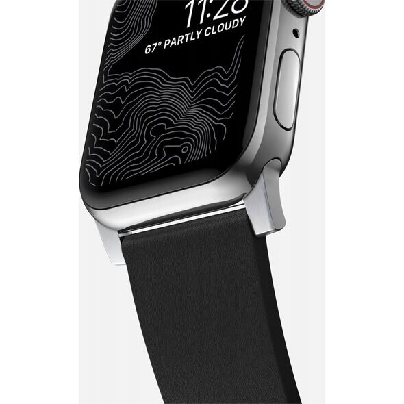 Nomad Nomad Active Strap Pro Black, silver - AW 44/42 mm