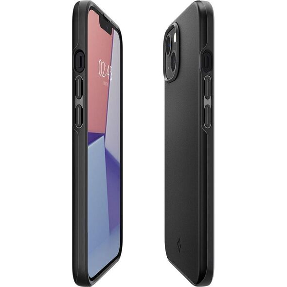 Spigen Θήκη Spigen Thin Fit Apple iPhone 13 Μαύρο