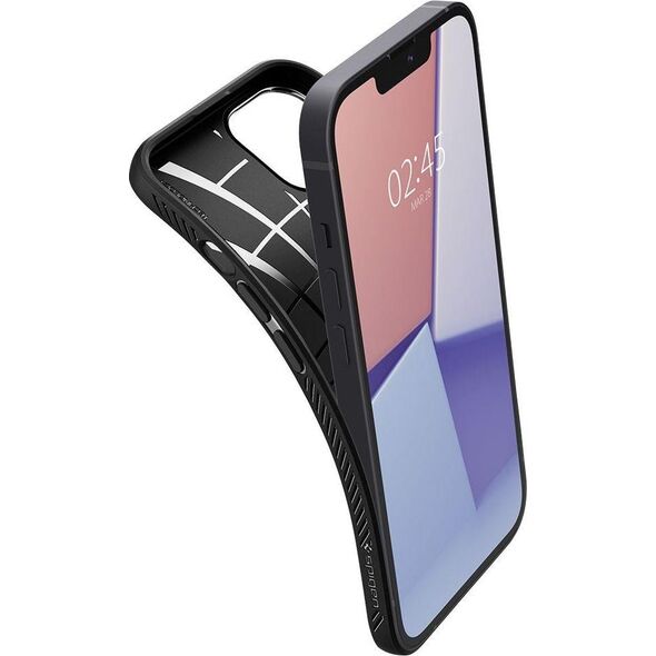 Spigen Θήκη Spigen Liquid Air Apple iPhone 13 Μαύρο Ματ