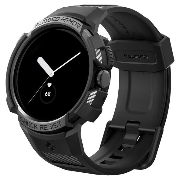 Spigen Spigen Rugged Armor Pro, black - Google Pixel Watch/Watch 2