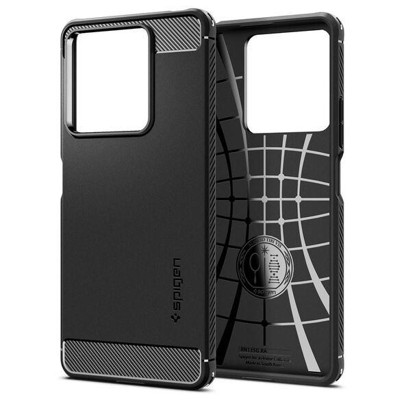 Spigen Spigen Rugged Armor, matte black - Xiaomi Redmi Note 13 5G