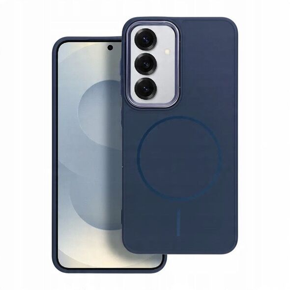 Θήκη FRAME MAG COVER συμβατή με MagSafe για SAMSUNG S25 PLUS μπλε