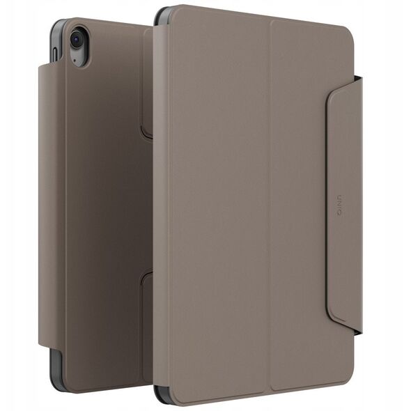 Etui UNIQ Rovus Snapmount Magnetic 360 Rotating Detachable do Apple iPad 10.9" 2022 / 11" 2025 szary