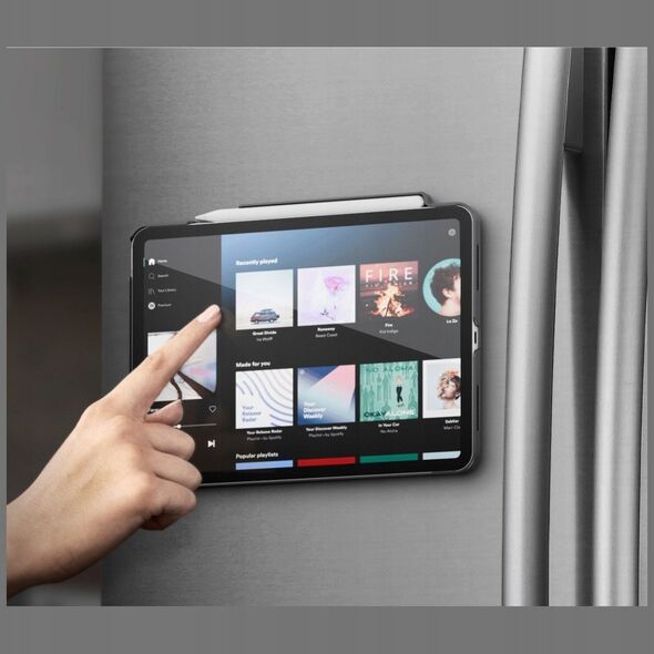 Etui UNIQ Rovus Snapmount Magnetic 360 Rotating Detachable do Apple iPad 10.9" 2022 / 11" 2025 szary