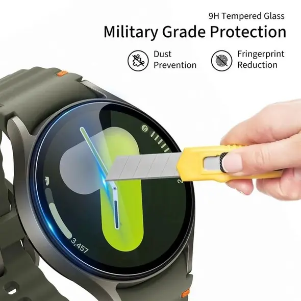 Szkło hartowane Tech-Protect Glass Fit+ Samsung Galaxy Watch 4/5/6/7/FE 40mm Clear [2 PACK]