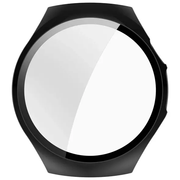 Etui ze szkłem do zegarka Bizon Case+Glass Watch do Huawei Watch 5 46mm czarne