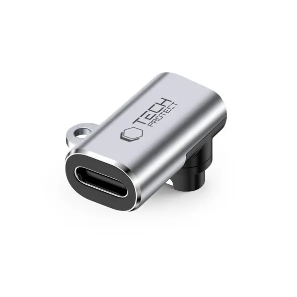 Adapter kątowy Tech-Protect Ultraboost Adapter USB-C / Garmin Watch Grey